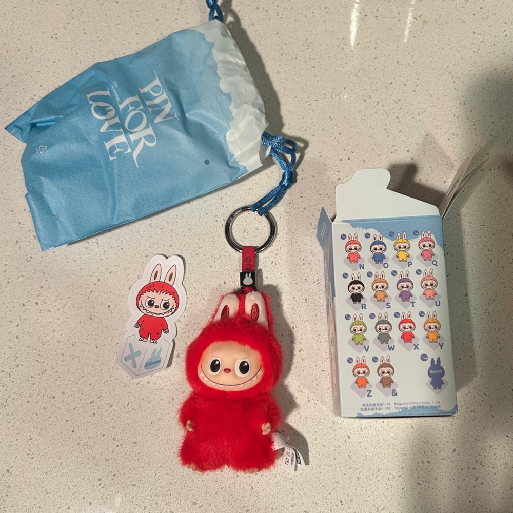 Pop Mart The Monsters Pin for Love Letter X